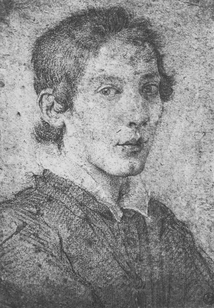 Portrait of a Young Man (Self-Portrait) painting - Gian Lorenzo Bernini Portrait of a Young Man (Self-Portrait) art painting